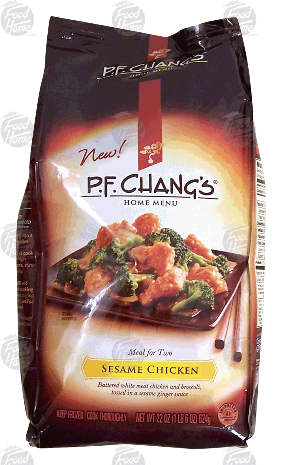 P.F. Chang's Home Menu sesame chicken; battered white meat chicken and broccoli tossed in a sesame ginger sauce Full-Size Picture